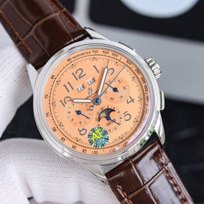 GF Factory Breitling 42MM Sapphire Glass B25 Movement Red Bracelet Orange Watch